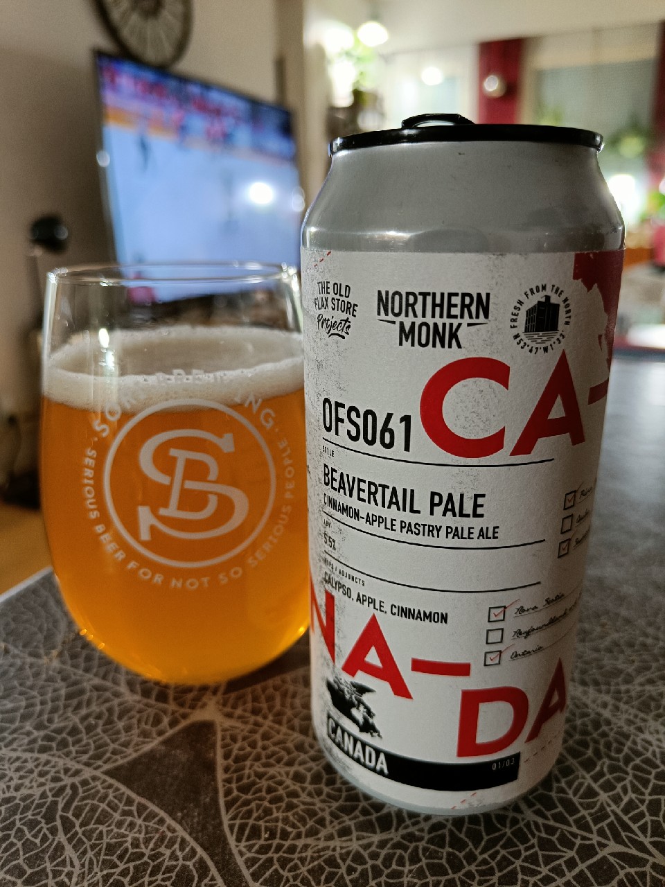 OFS061 // Beavertail Cinnamon-apple Pastry Pale Ale, England