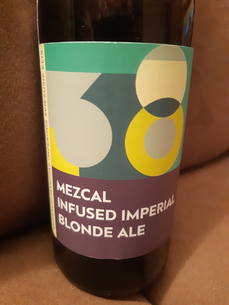 Mezcal Infused Imperial Blonde Ale, Lithuania