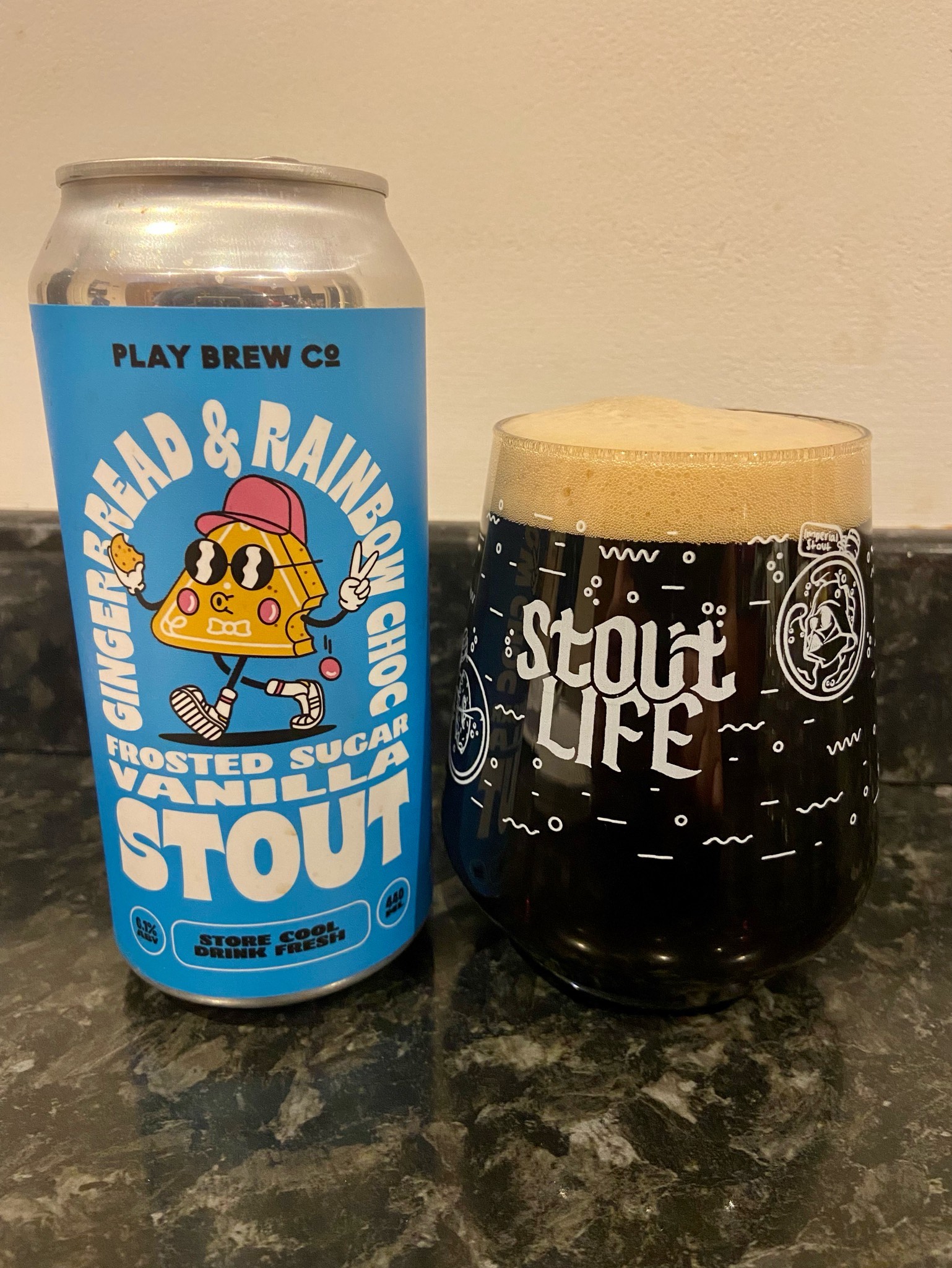 Gingerbread & Rainbow Frosted Sugar Vanilla Stout, England
