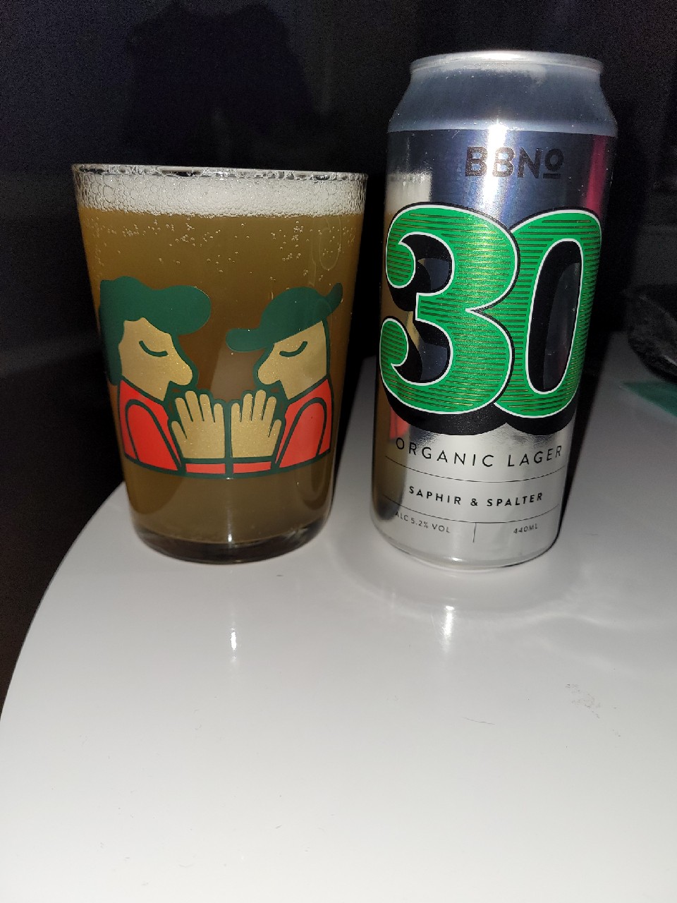 30 Organic Lager - Saphir & Spalter, England