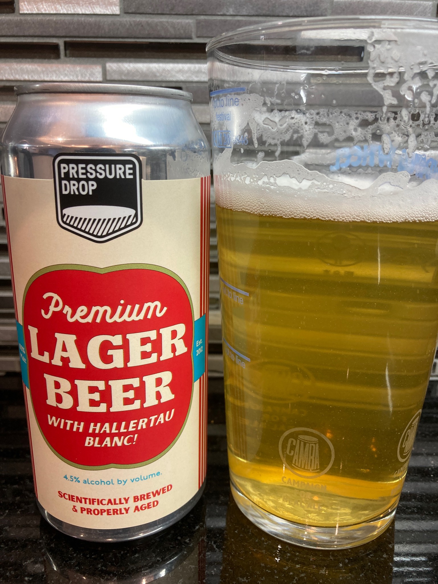 Premium Lager Beer, England
