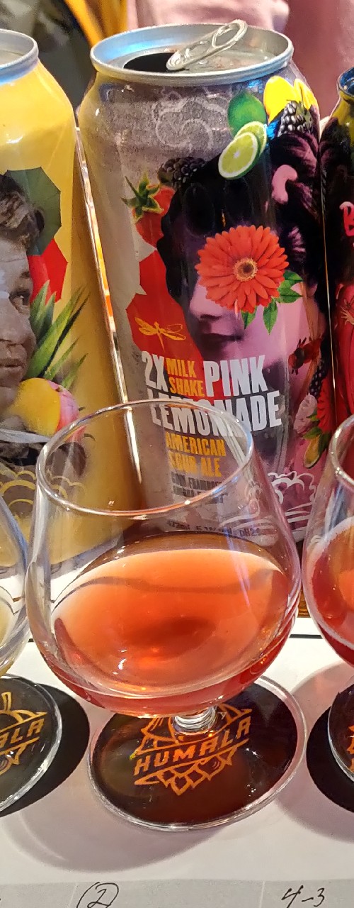 2× milkshake pink lemonade american sour ale, Brazil
