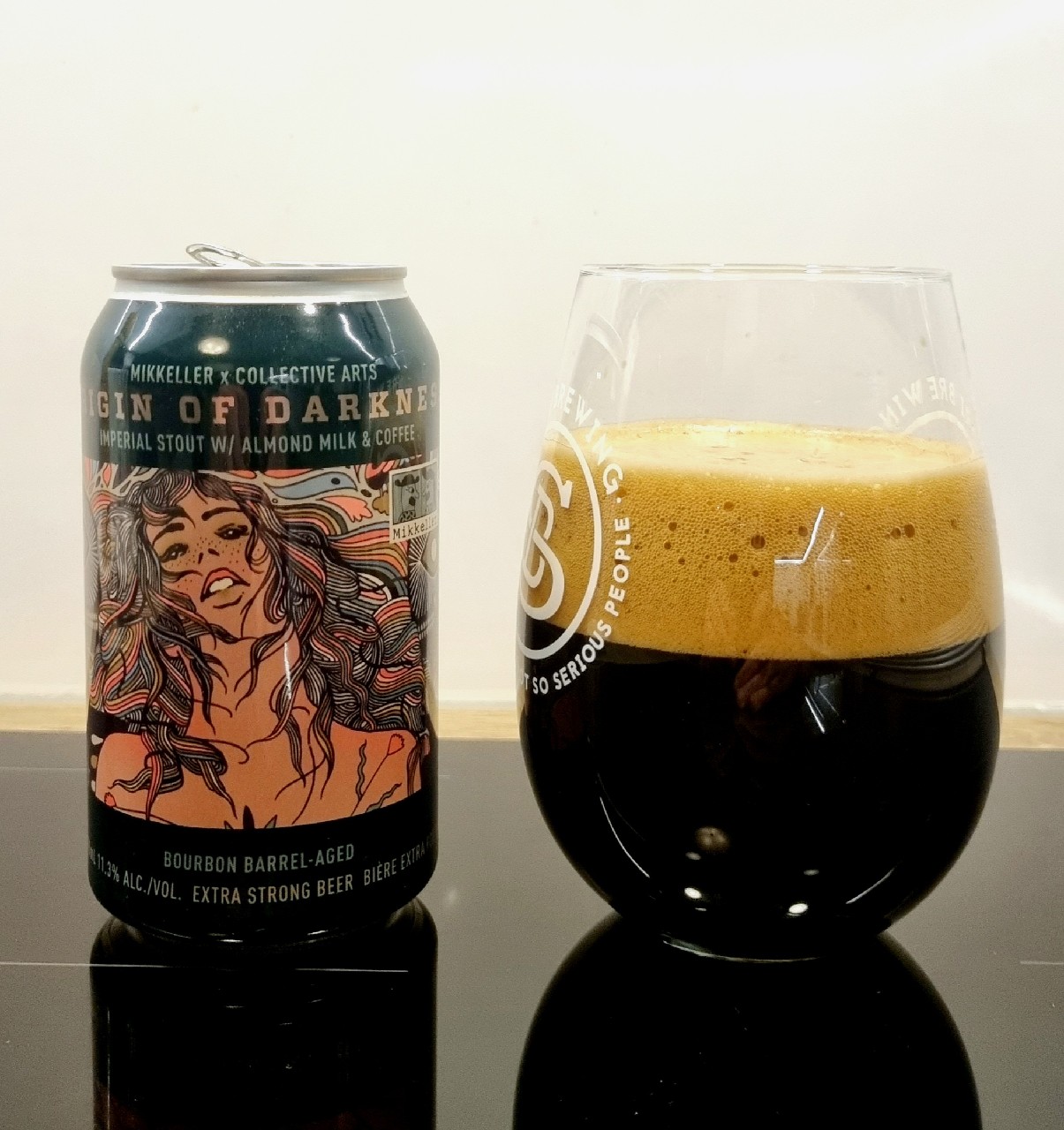Origin Of Darkness: Imperial Stout w/ Almond Milk & Coffee, Canada