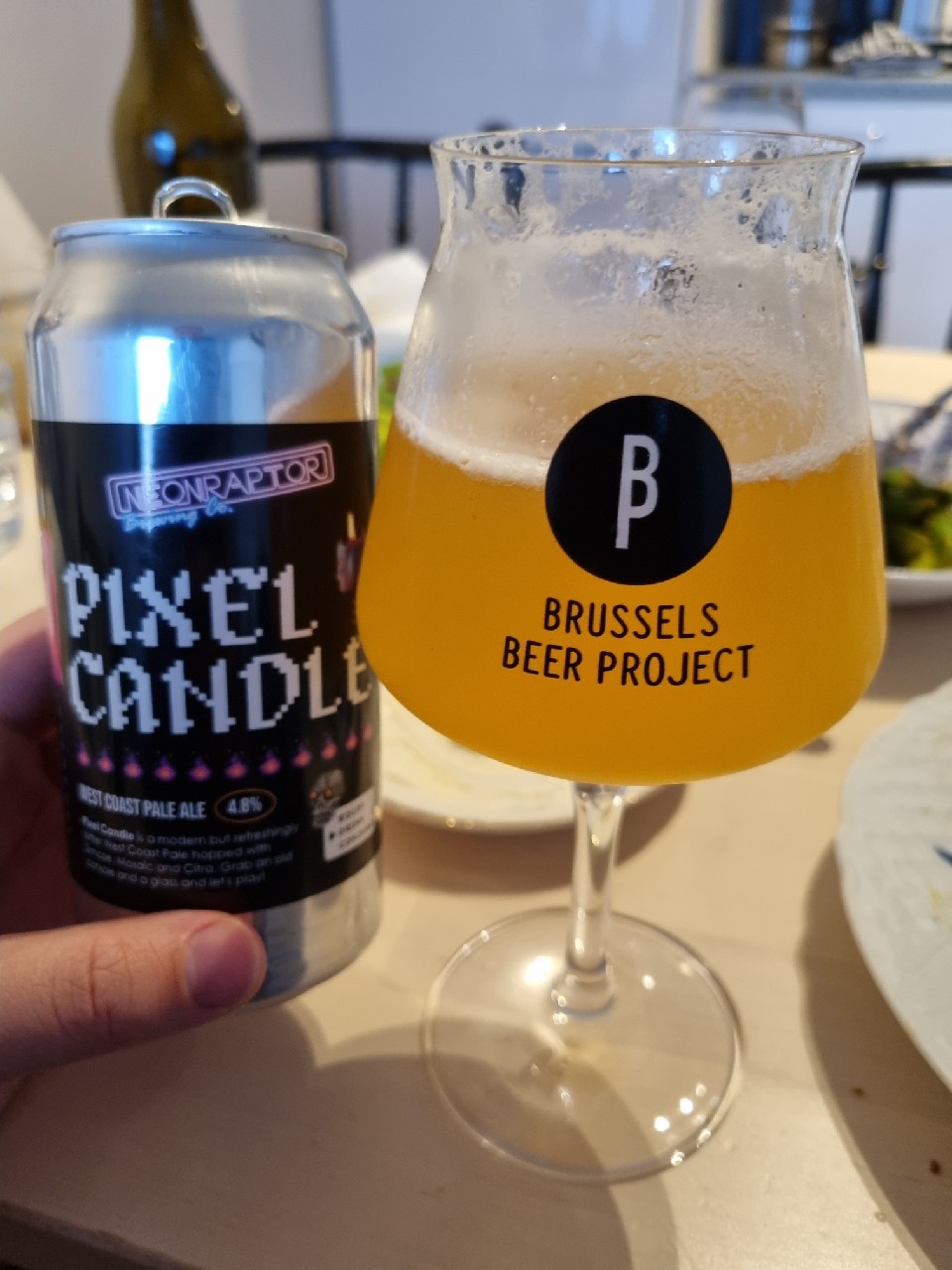 Pixel candle, England