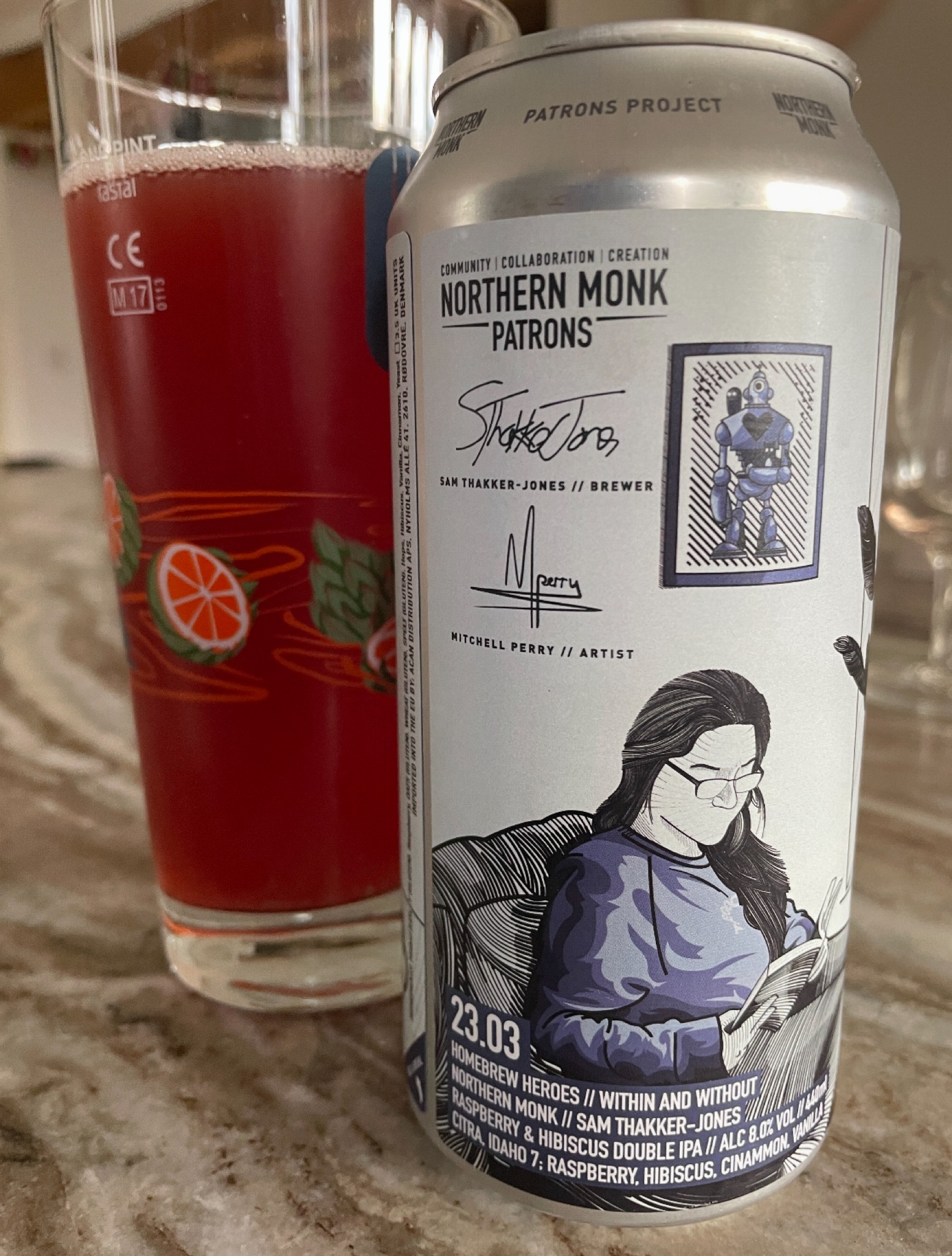 Patrons Project 23.03 Raspberry & Hibiscus DIPA, England