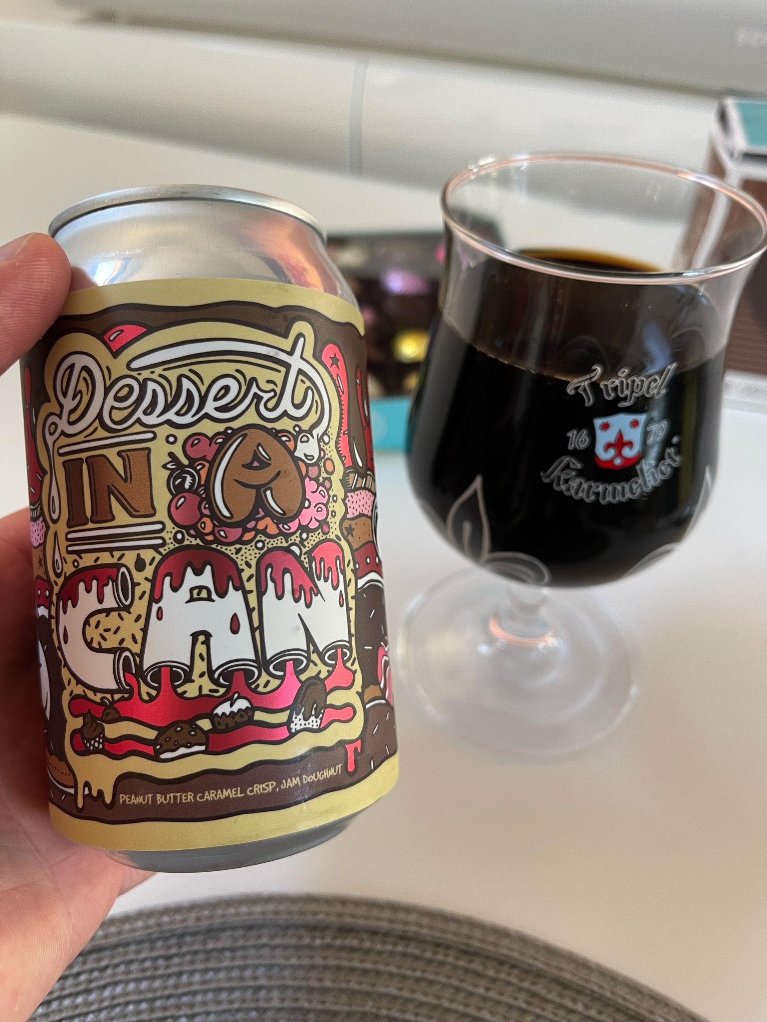 Dessert In A Can - Peanut Butter Caramel Crisp, Jam Doughnut, Norway