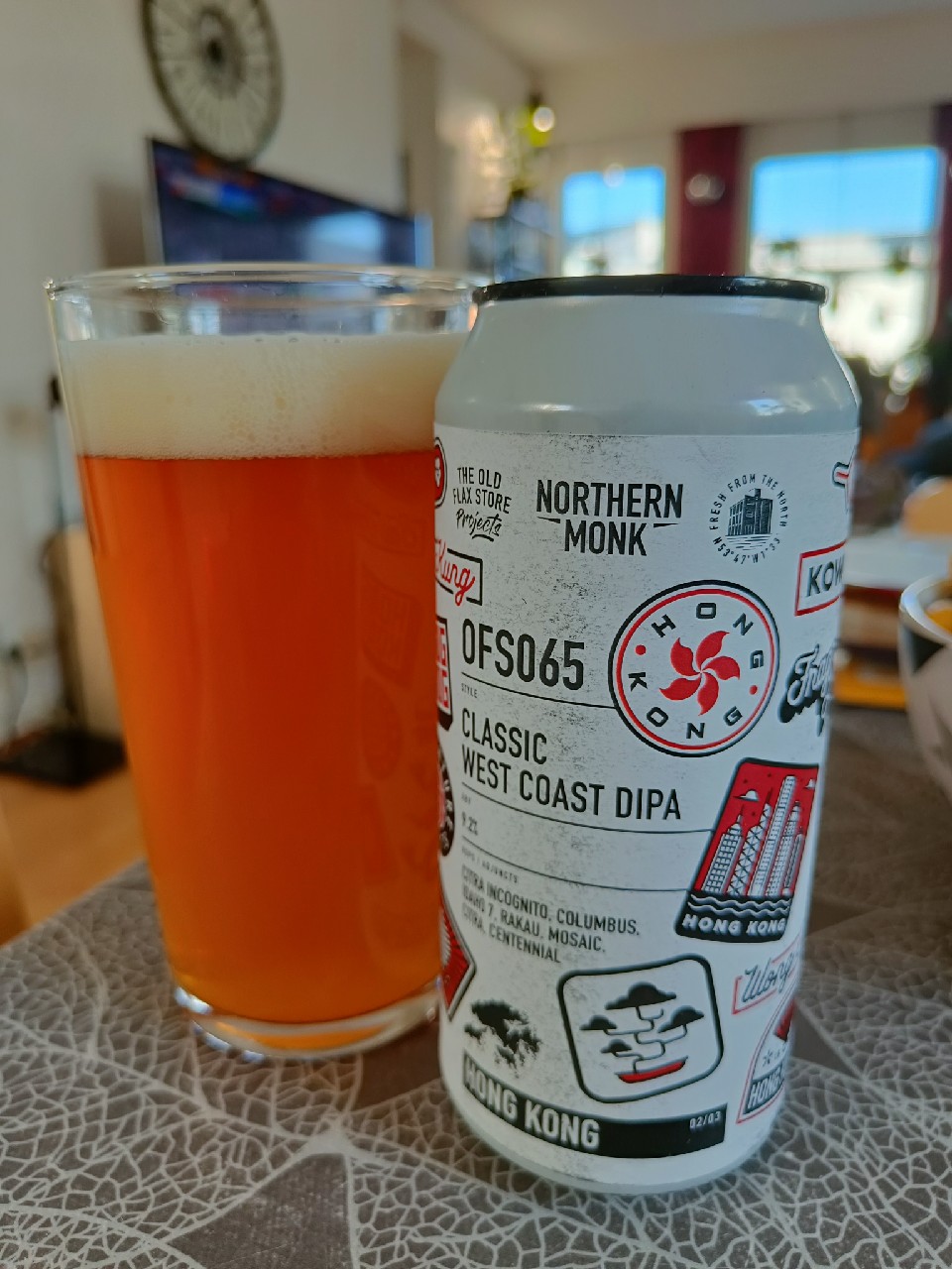 OFS065 / Classic West Coast DIPA / Hong Kong, England