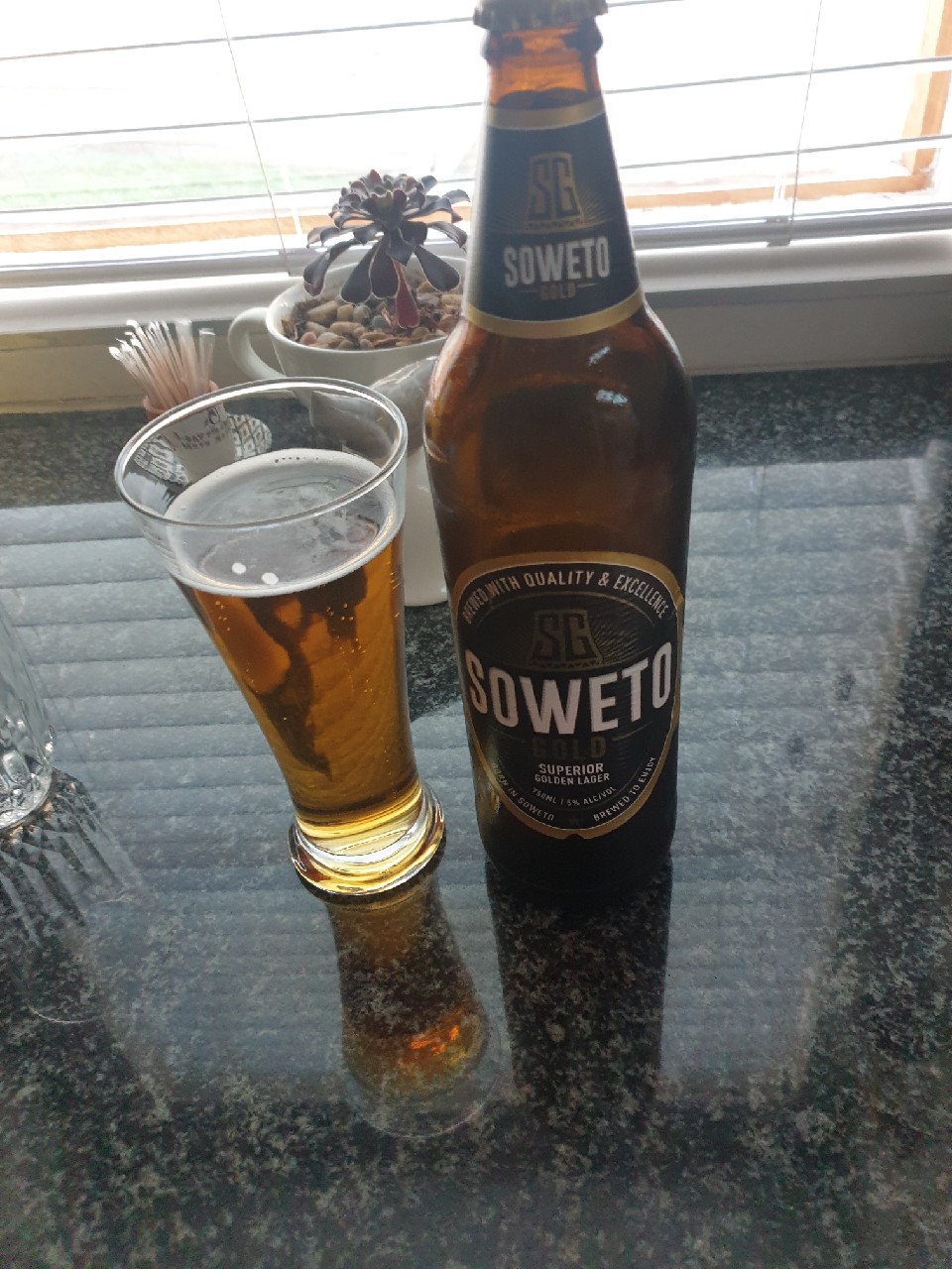 Soweto gold lager, South Africa