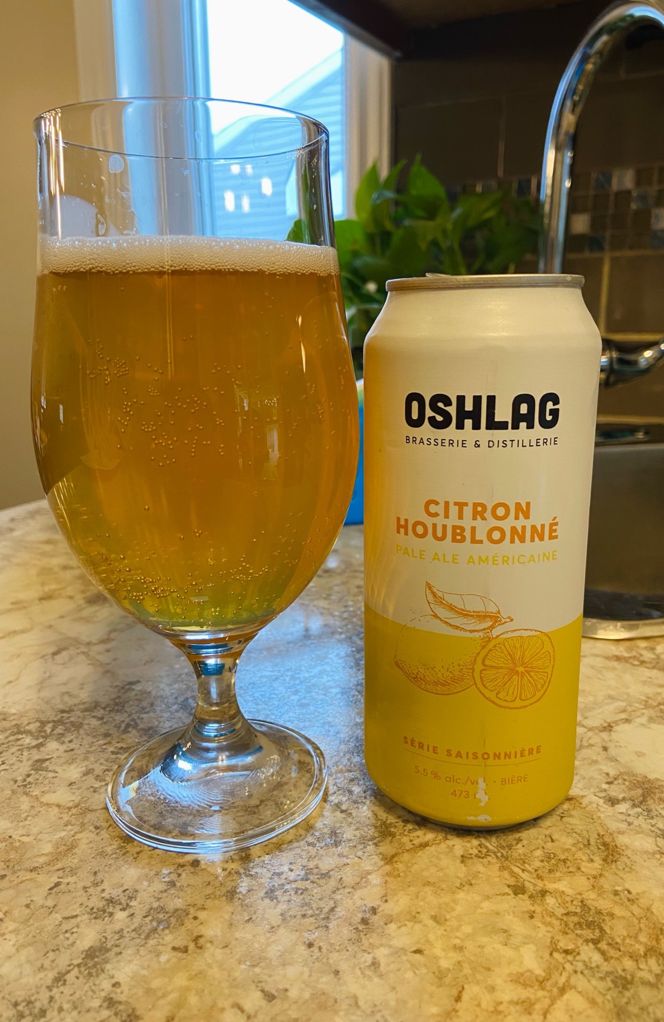 Oshlag Citron Houblonné, Canada