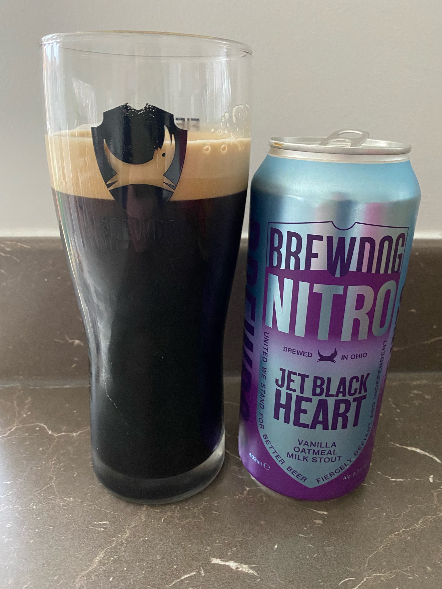 Jet Black Heart Nitro Vanilla, Scotland