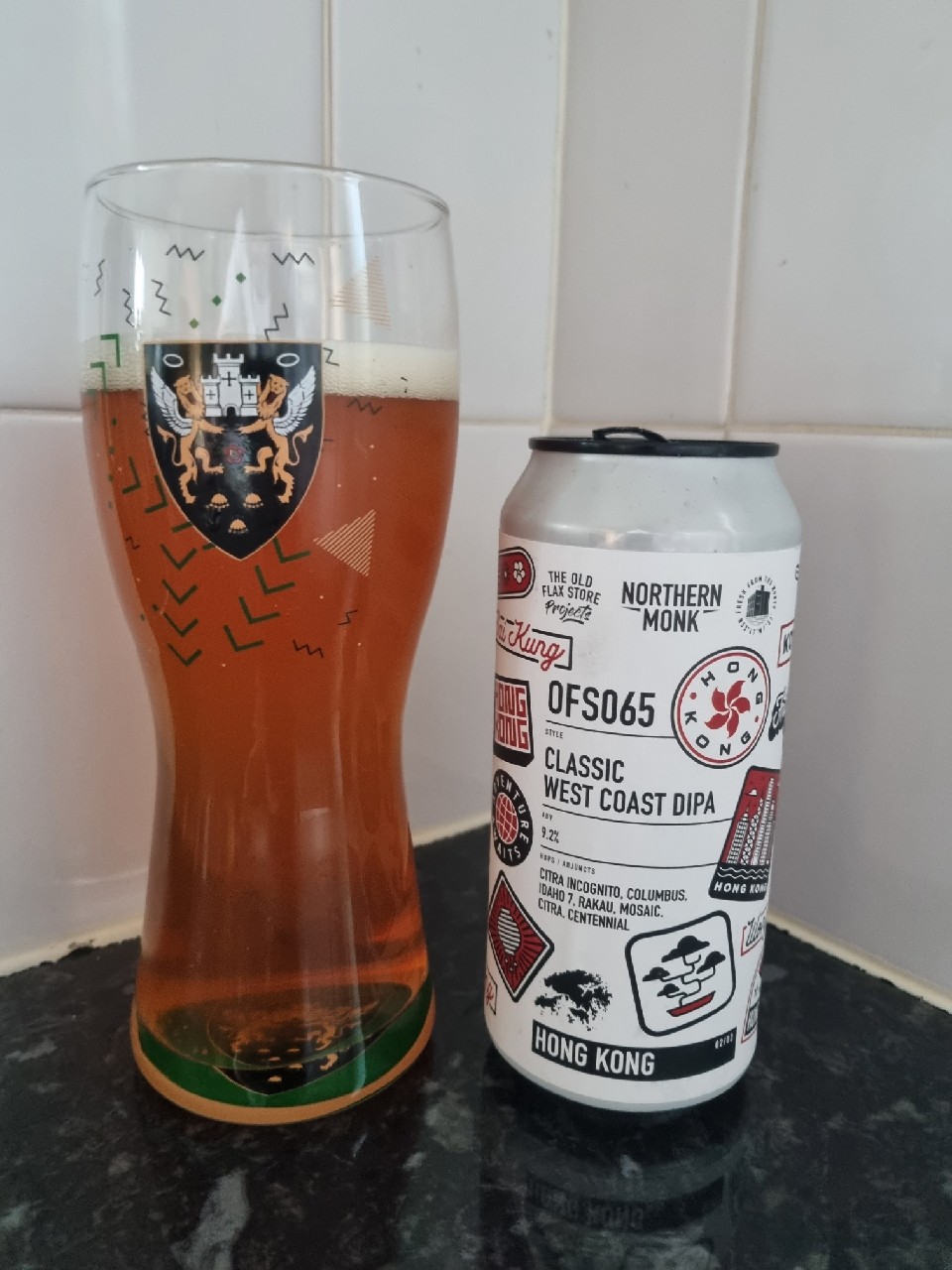 OFS065 / Classic West Coast DIPA / Hong Kong, England
