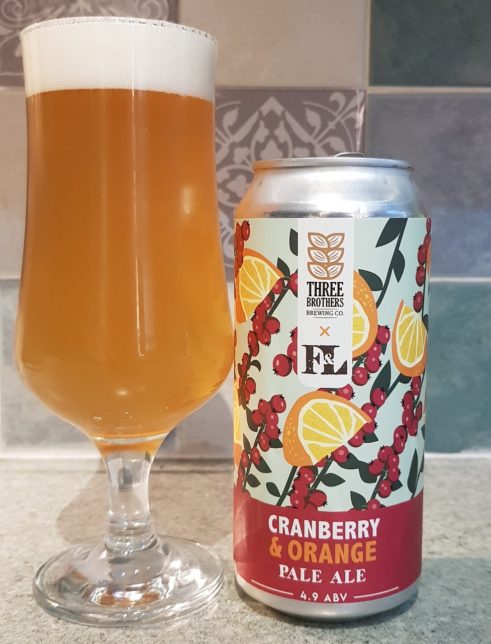 Cranberry and Orange Pale, England