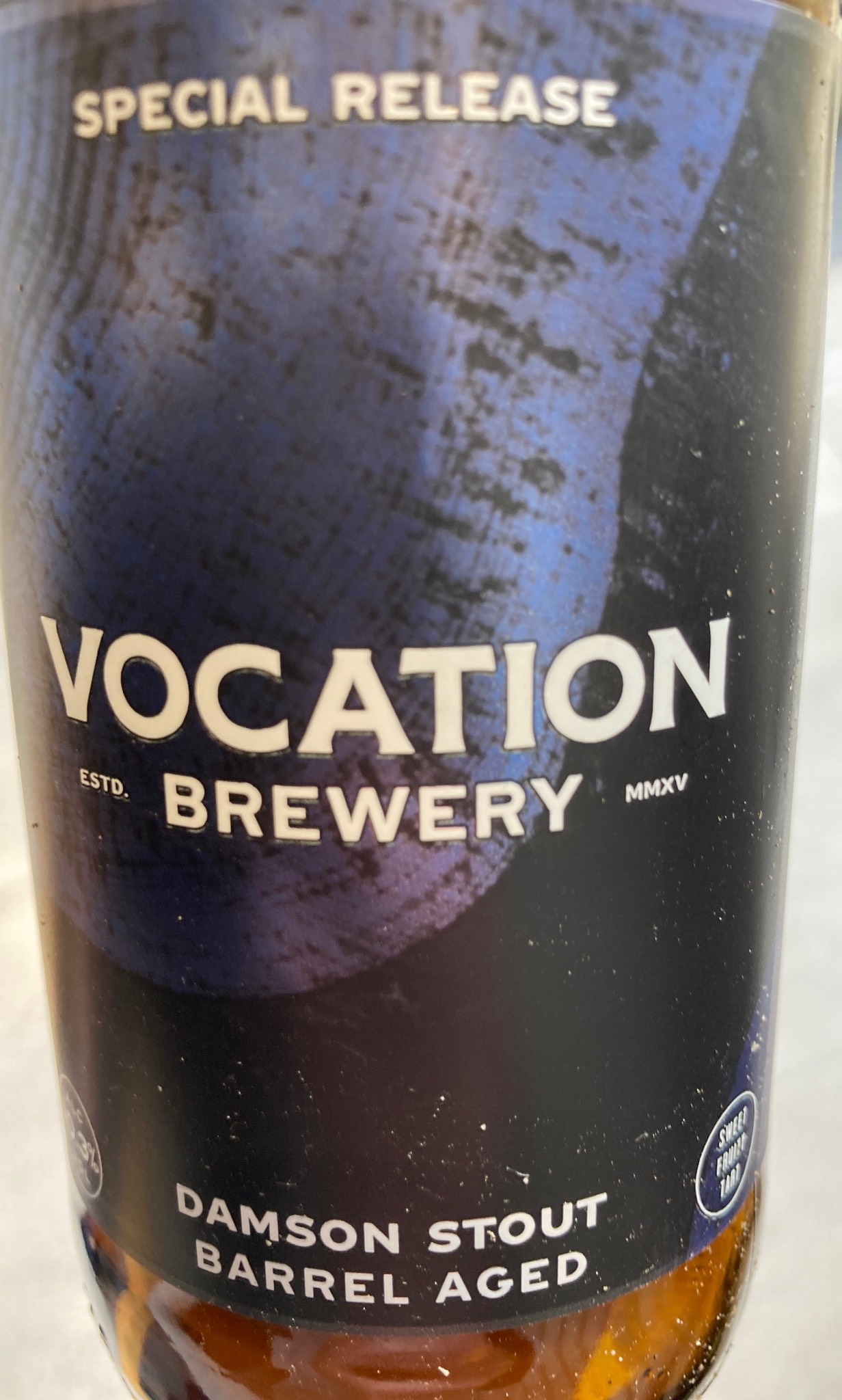 Damson Stout Barrel Aged, England