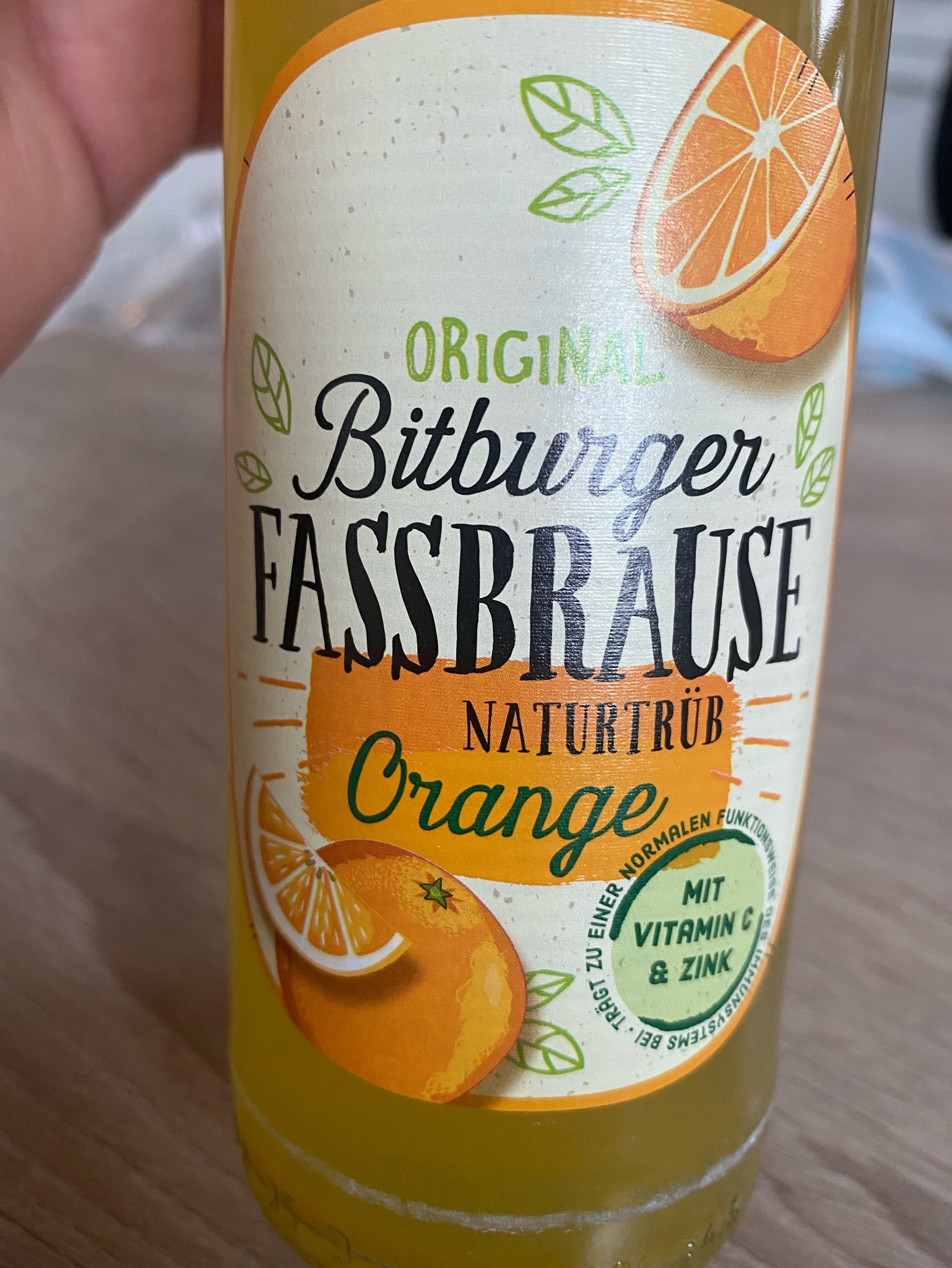 Bitburger Fassbrause Orange naturtrüb, Germany