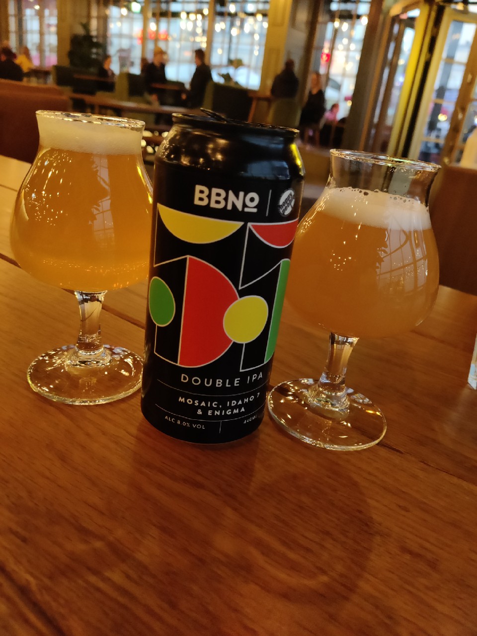 55 Double IPA - Mosaic, Idaho 7 & Enigma, England