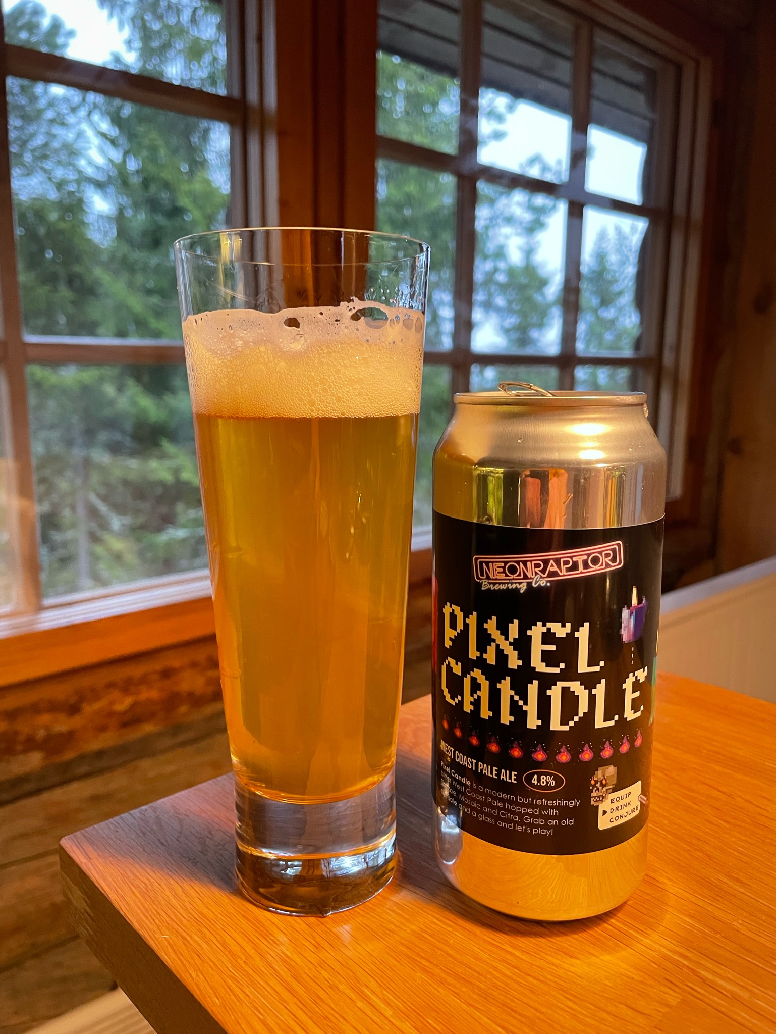 Pixel candle, England