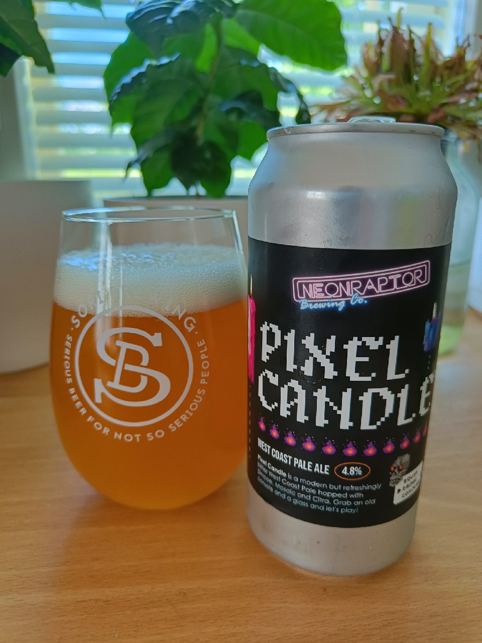 Pixel candle, England