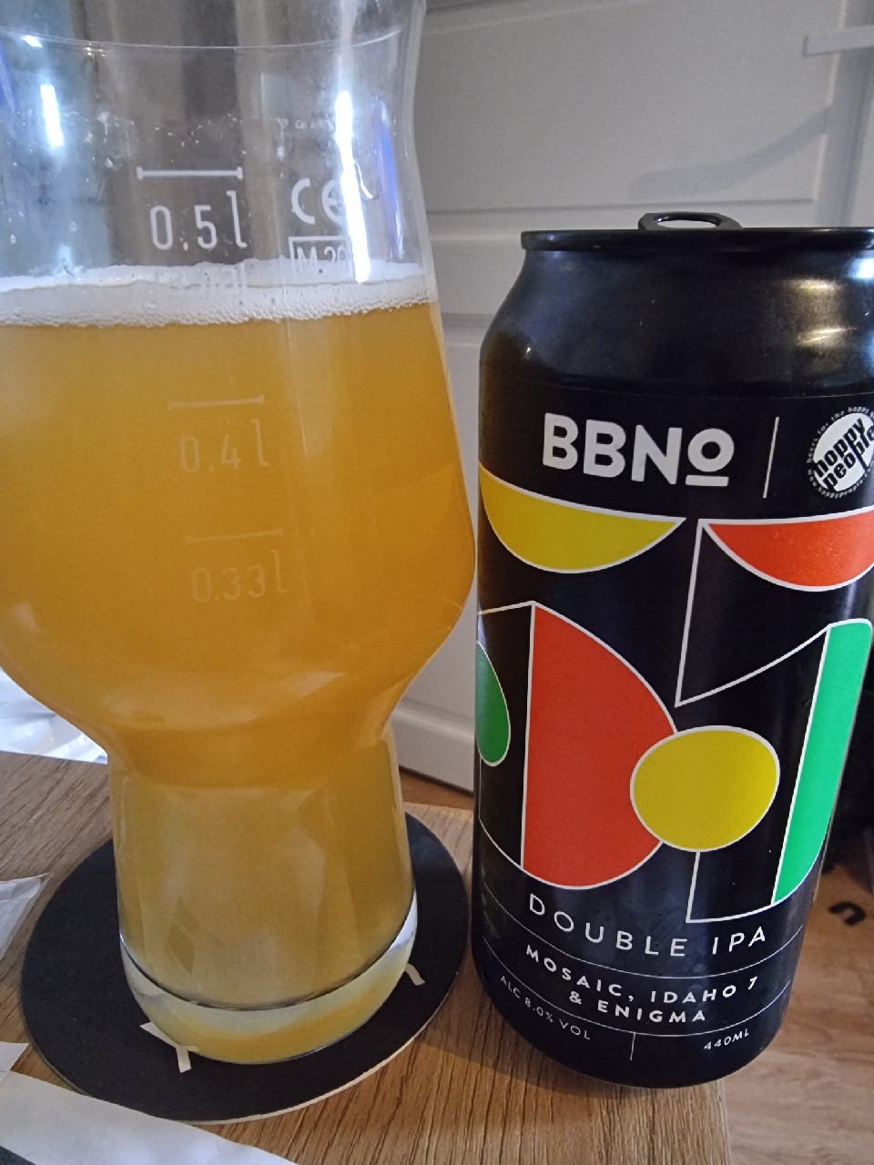 55 Double IPA - Mosaic, Idaho 7 & Enigma, England