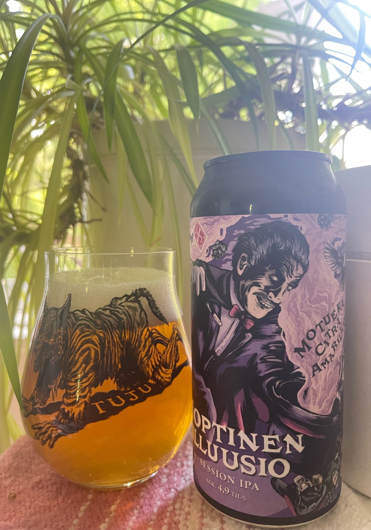 Hoptinen Illuusio: Motueka, Citra, Amarillo, Finland