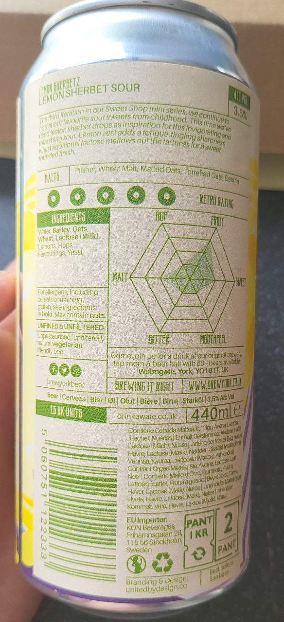 Lemon Sherbetz, England