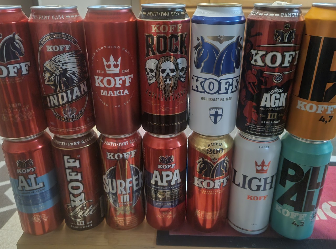 KOFF American Lager, Finland