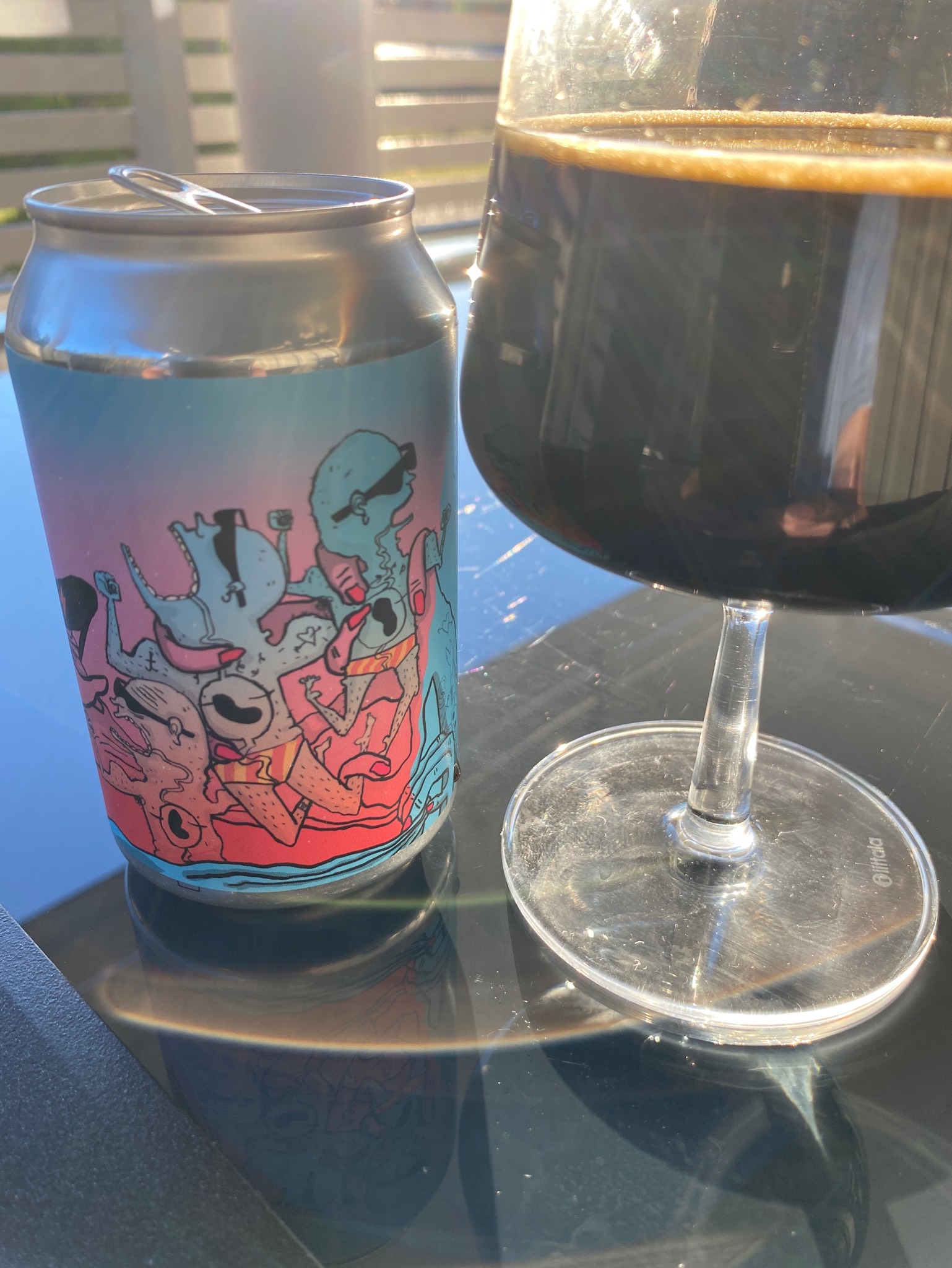 3 Bean Stout Aged In Rum Barrels (2019), Norway