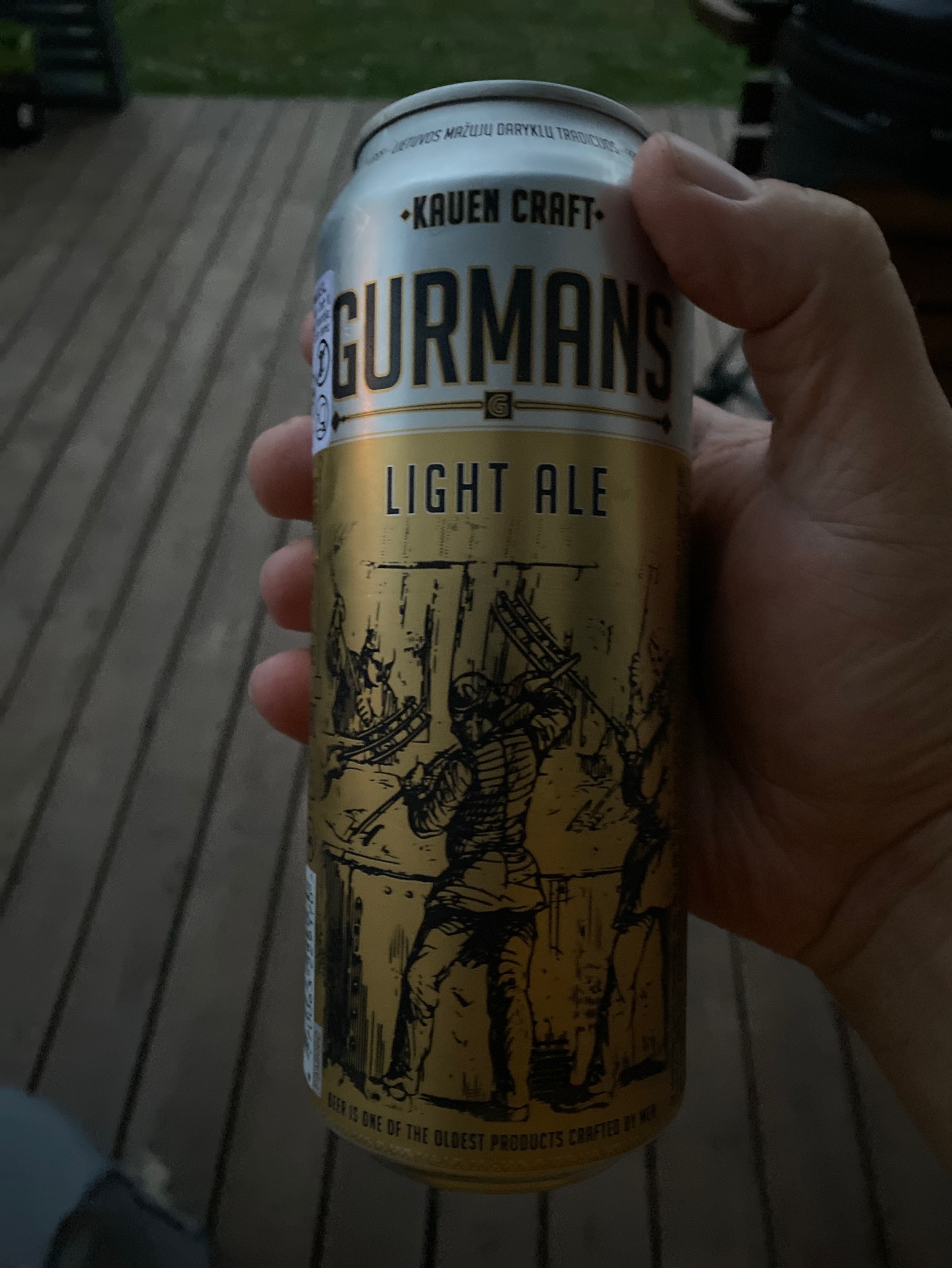 gurmans light ale, Lithuania