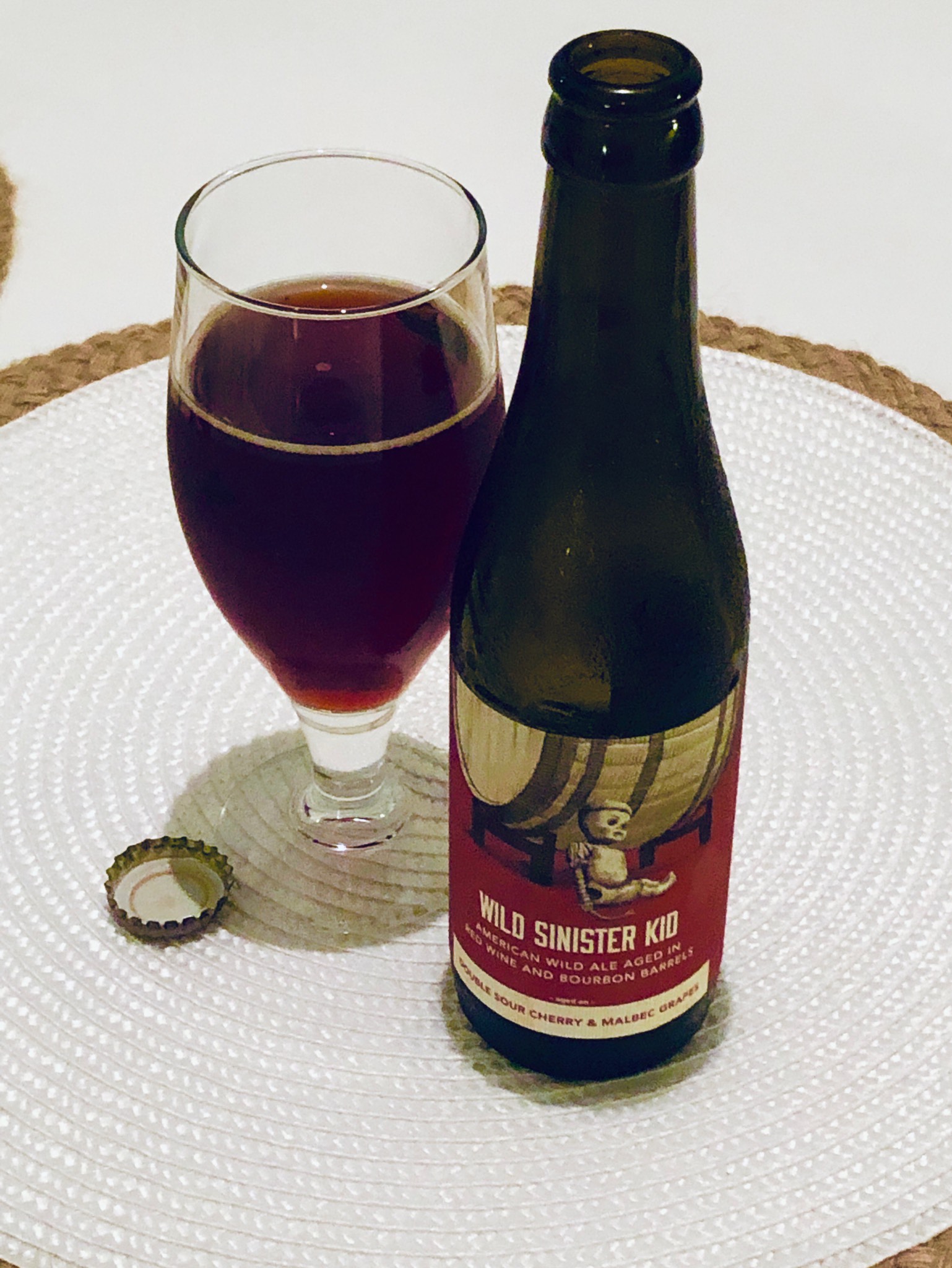Wild Sinister Kid: Double Sour Cherry & Malbec Grapes, United States