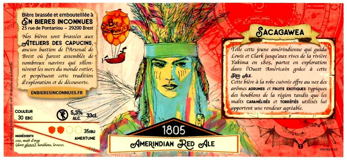 1805 Amerindian Red Ale, France