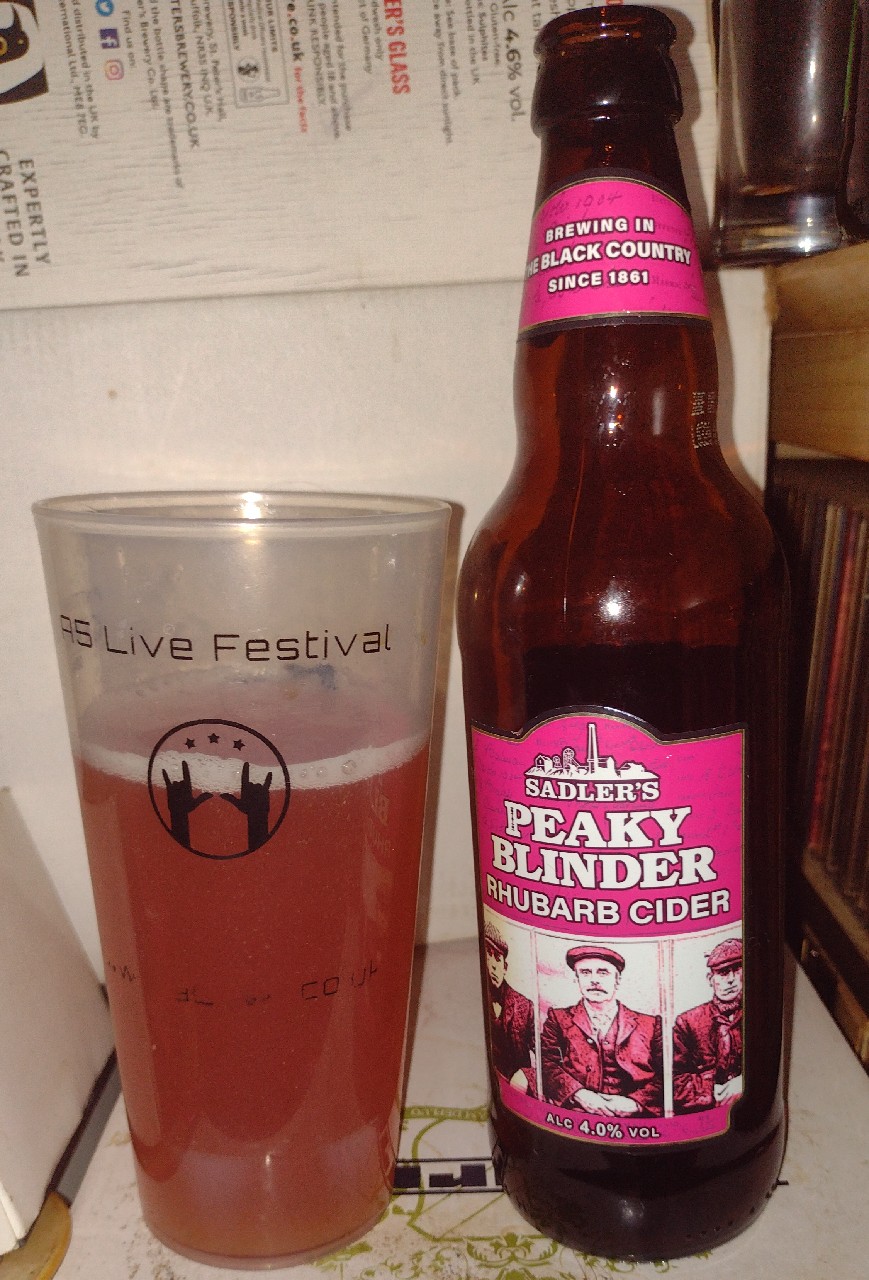 Peaky Blinder Rhubarb Cider, England