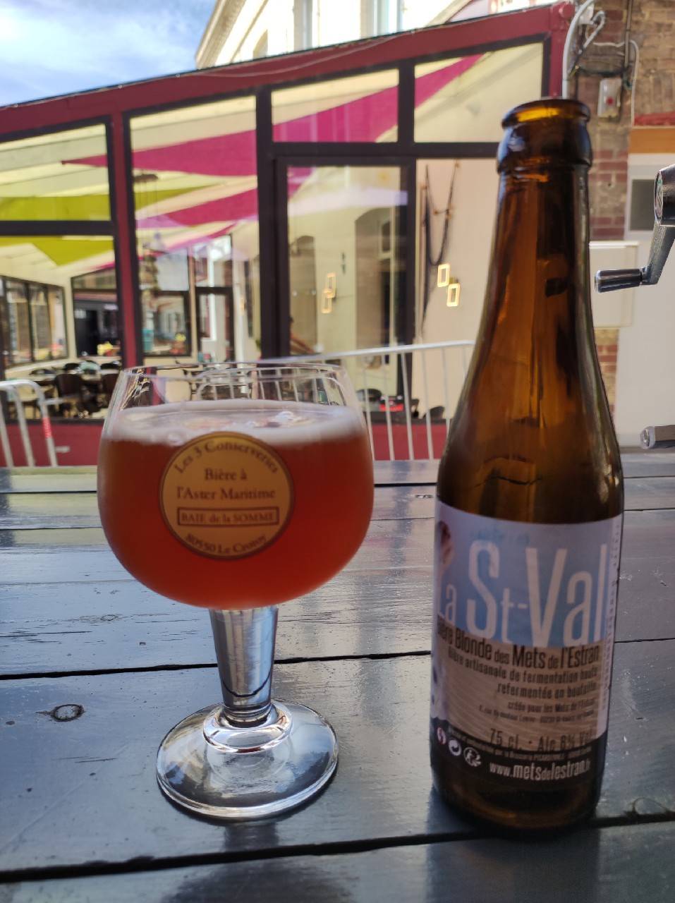 La St-Val Bière Blonde des Mets de l'Estran, France