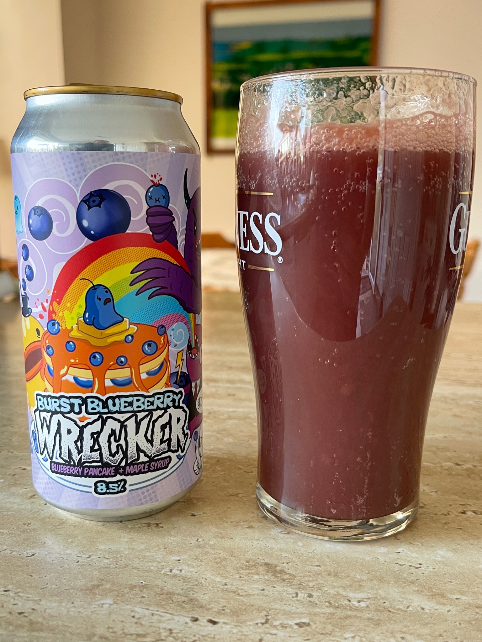 Burst Blueberry Wecker, England