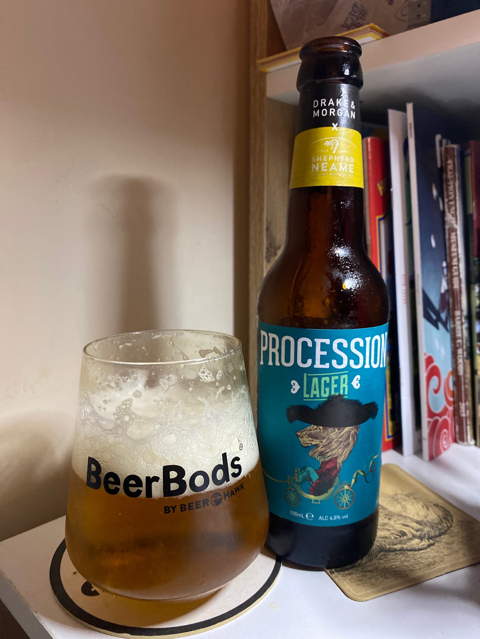 Procession lager, England
