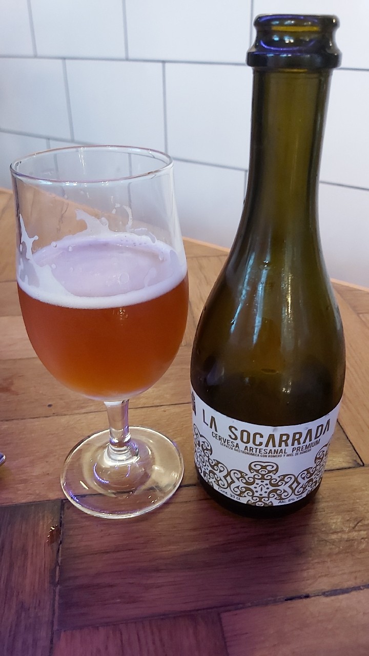 La Socarrada Cerveza Artesanal Premium con Romero y Miel, Spain