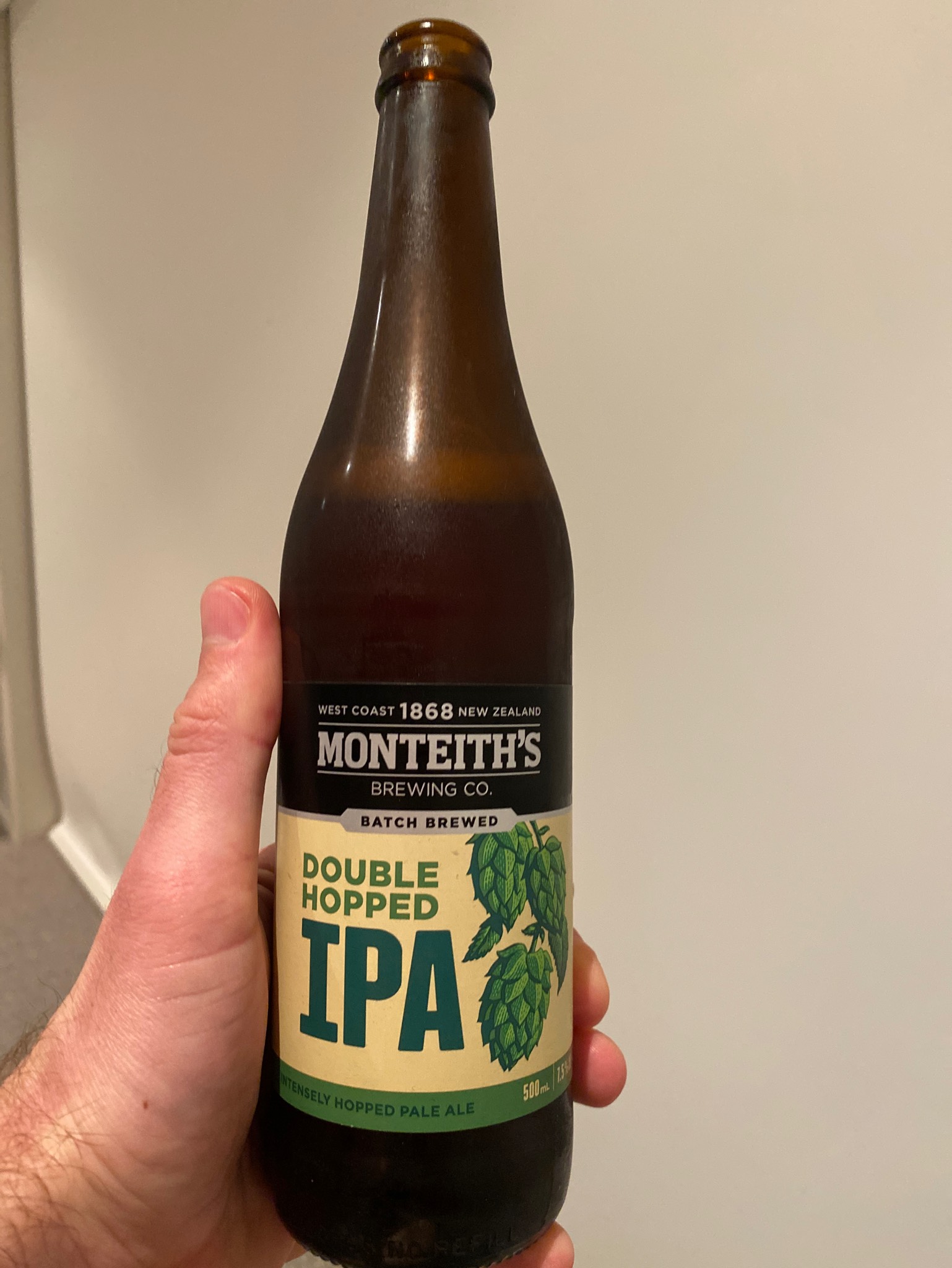 Double Hopped IPA, New Zealand