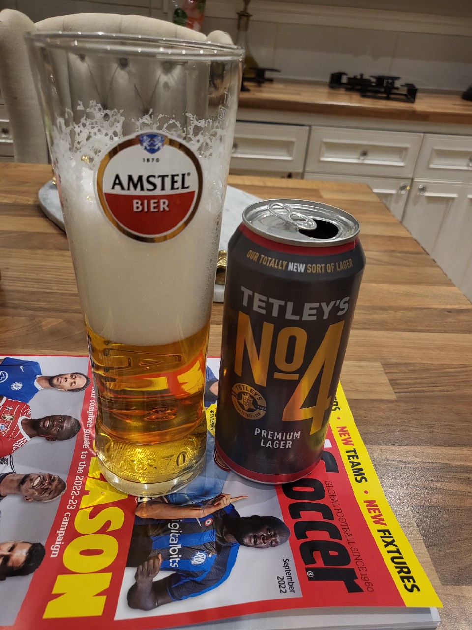 Tetleys No.4 Premium Lager, England