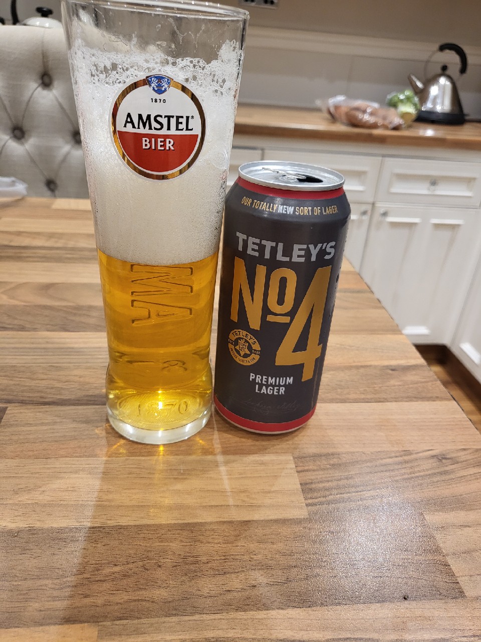 Tetleys No.4 Premium Lager, England