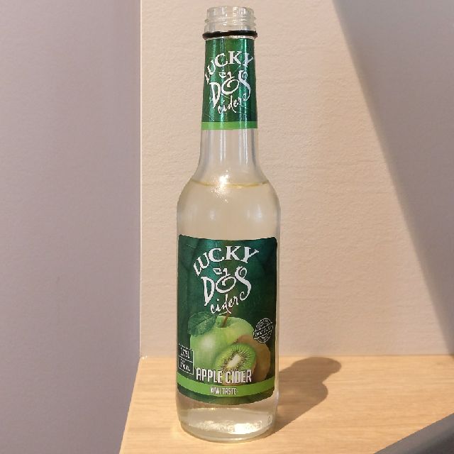 Lucky Dog Apple & Kiwi Cider, Latvia