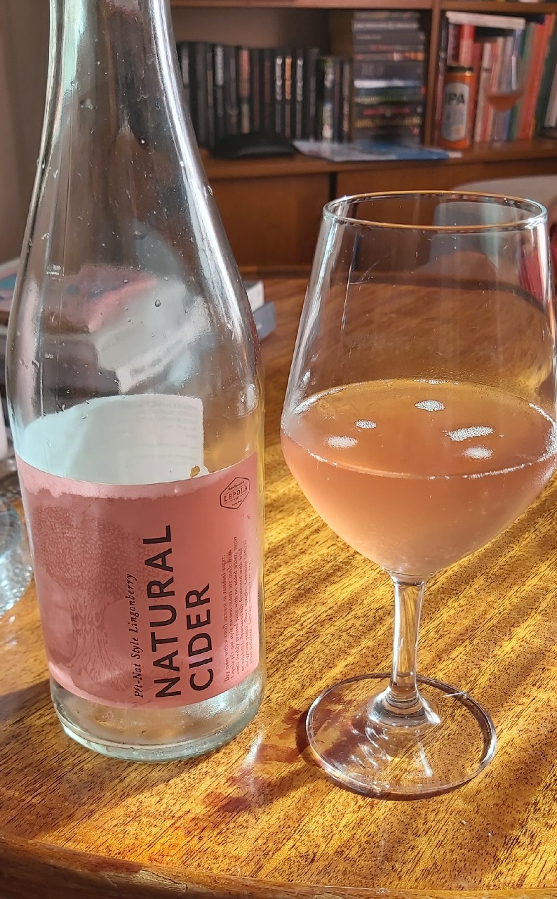 Pet-Nat Style Lingonberry Natural Cider, Finland