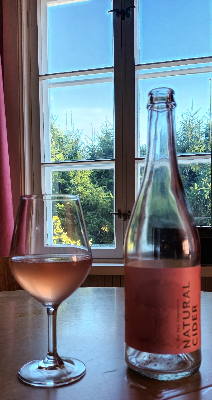 Pet-Nat Style Lingonberry Natural Cider, Finland