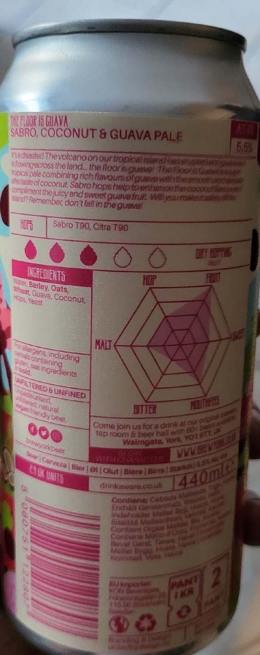 the floor is guava, England