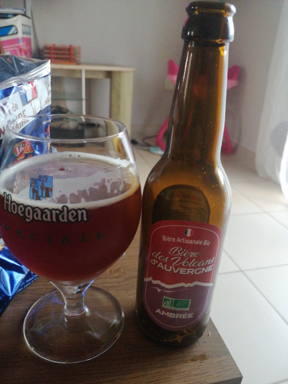 Bière Des Volcans D'Auvergne Ambrée, France