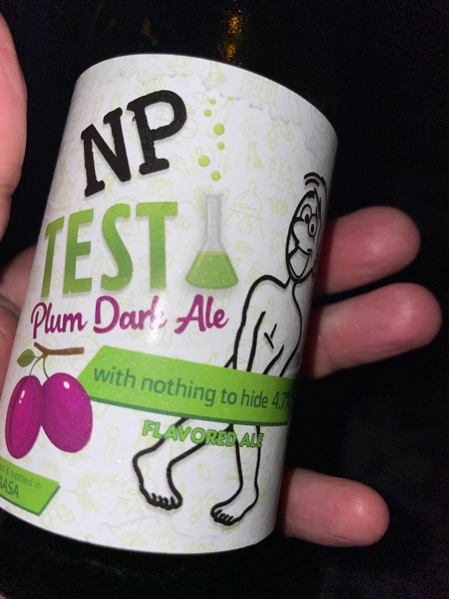 NP Test Plum Dark Ale, Finland