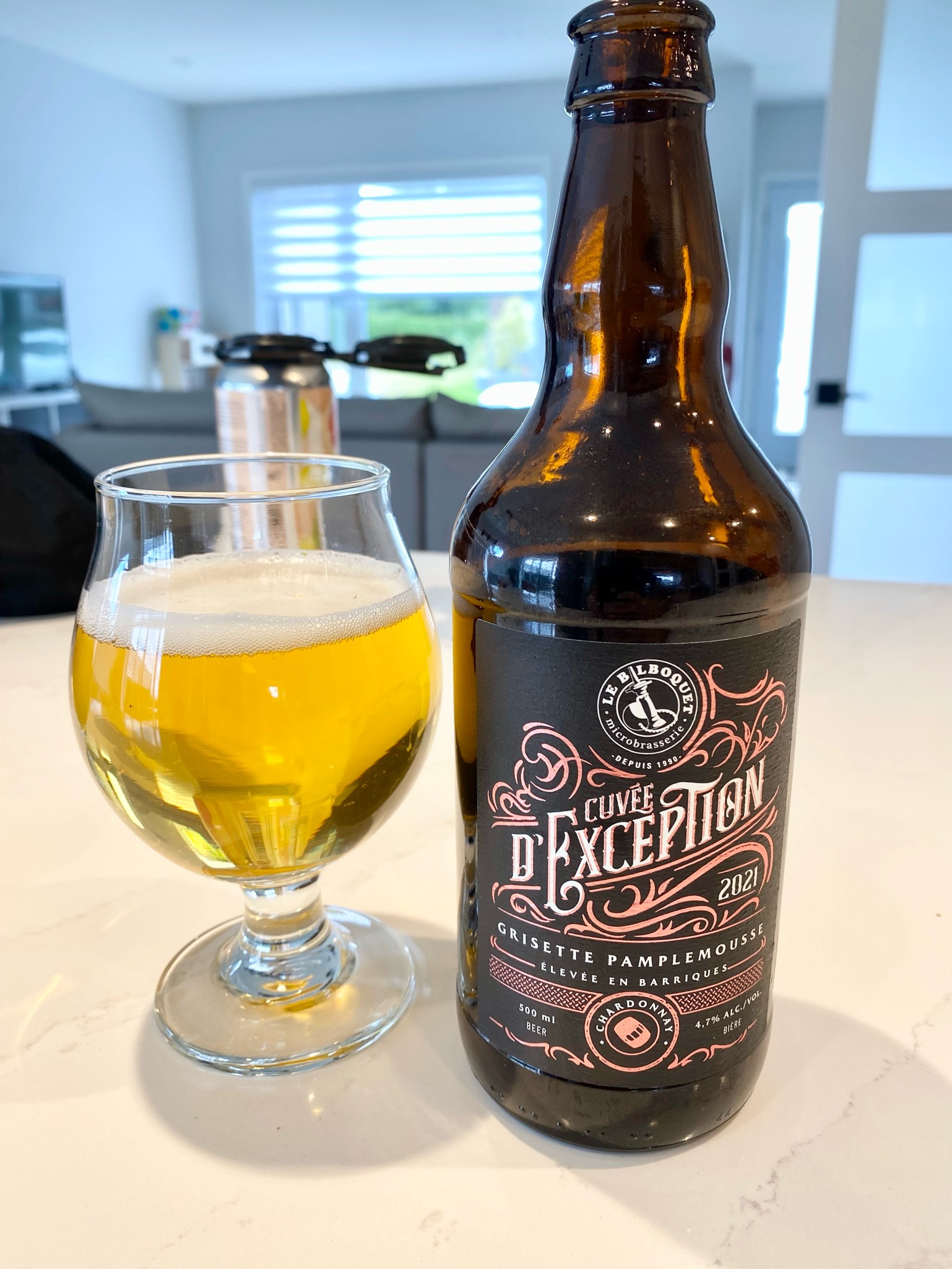 Cuvée d'Exception Grisette Pamplemousse Chardonnay, Canada