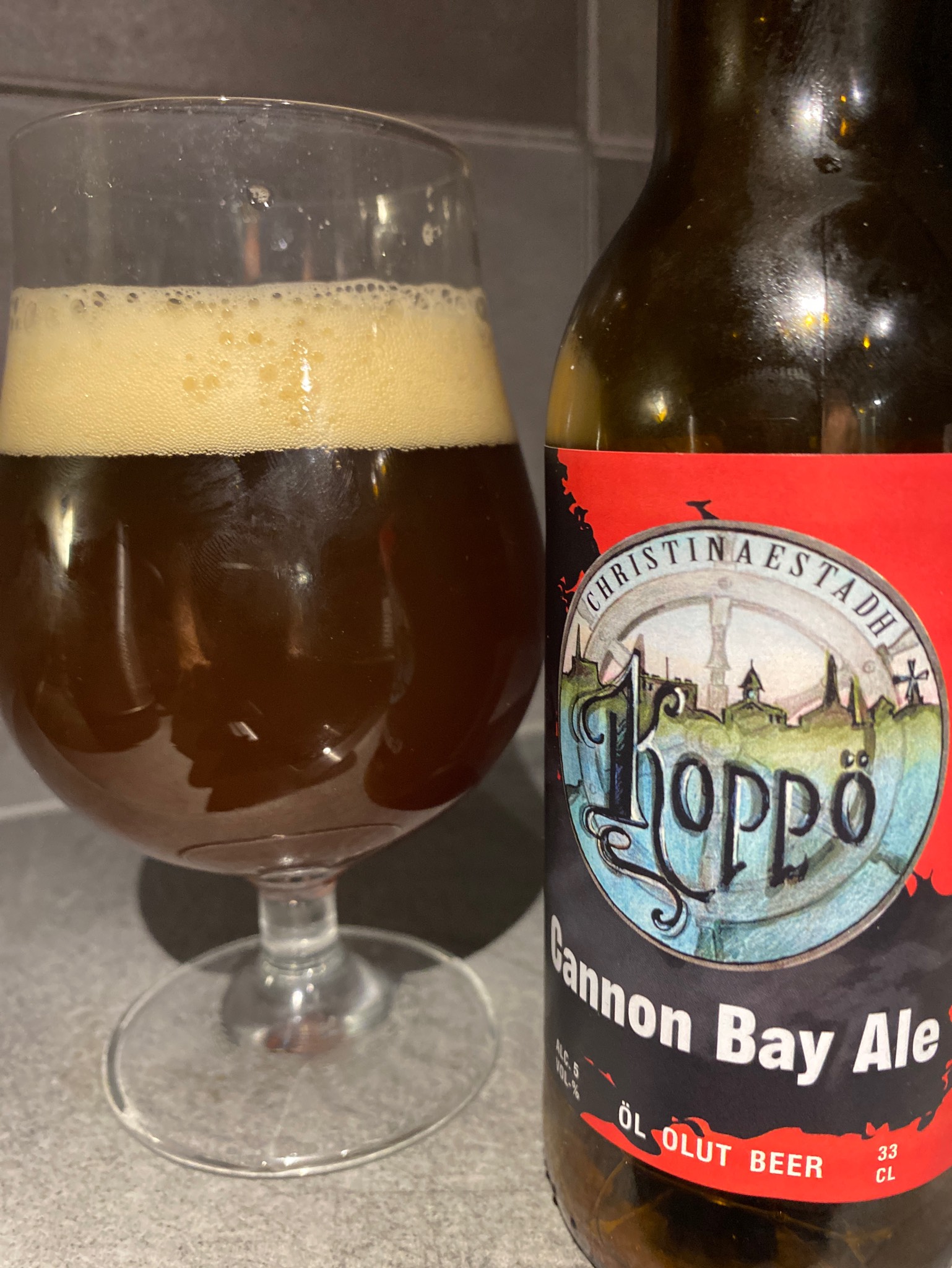 Koppö Cannon Bay Ale, Finland