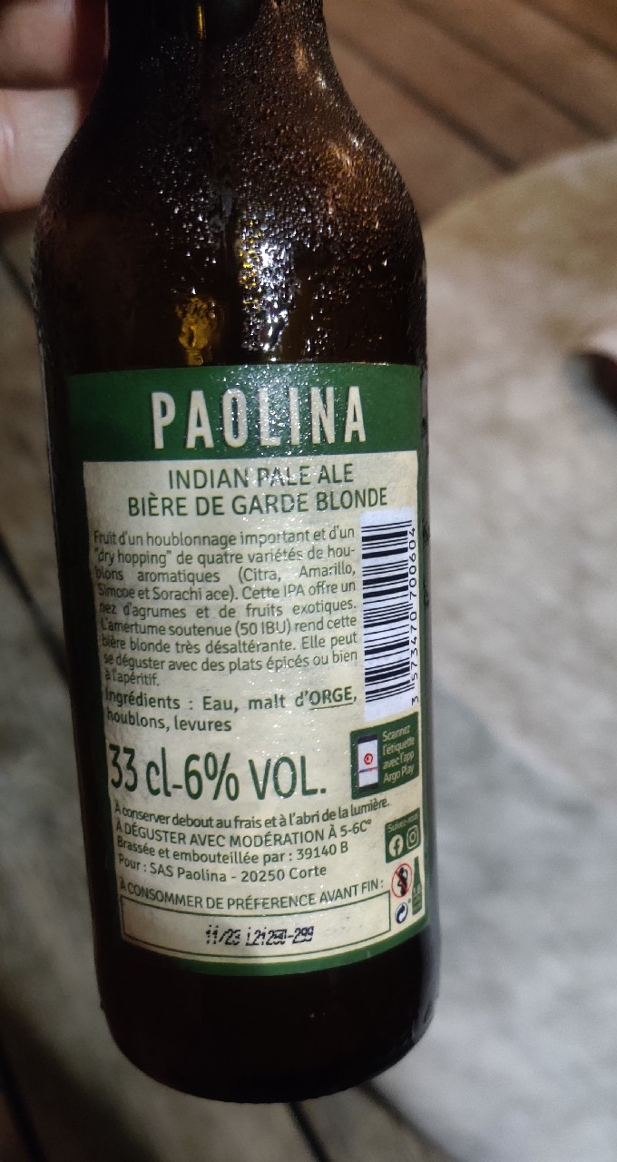 Paolina IPA, France