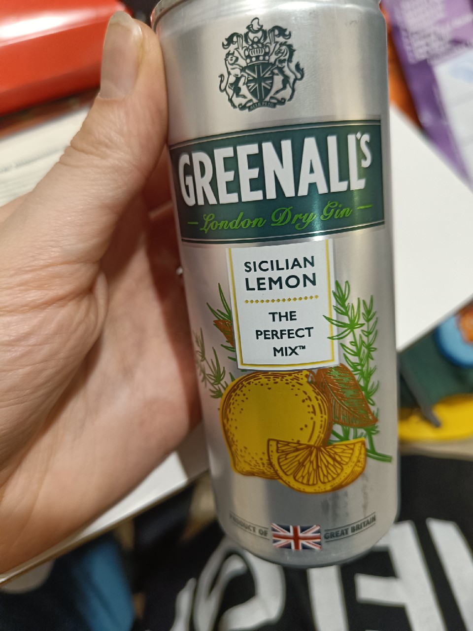 Greenall's Sicilian Lemon, England