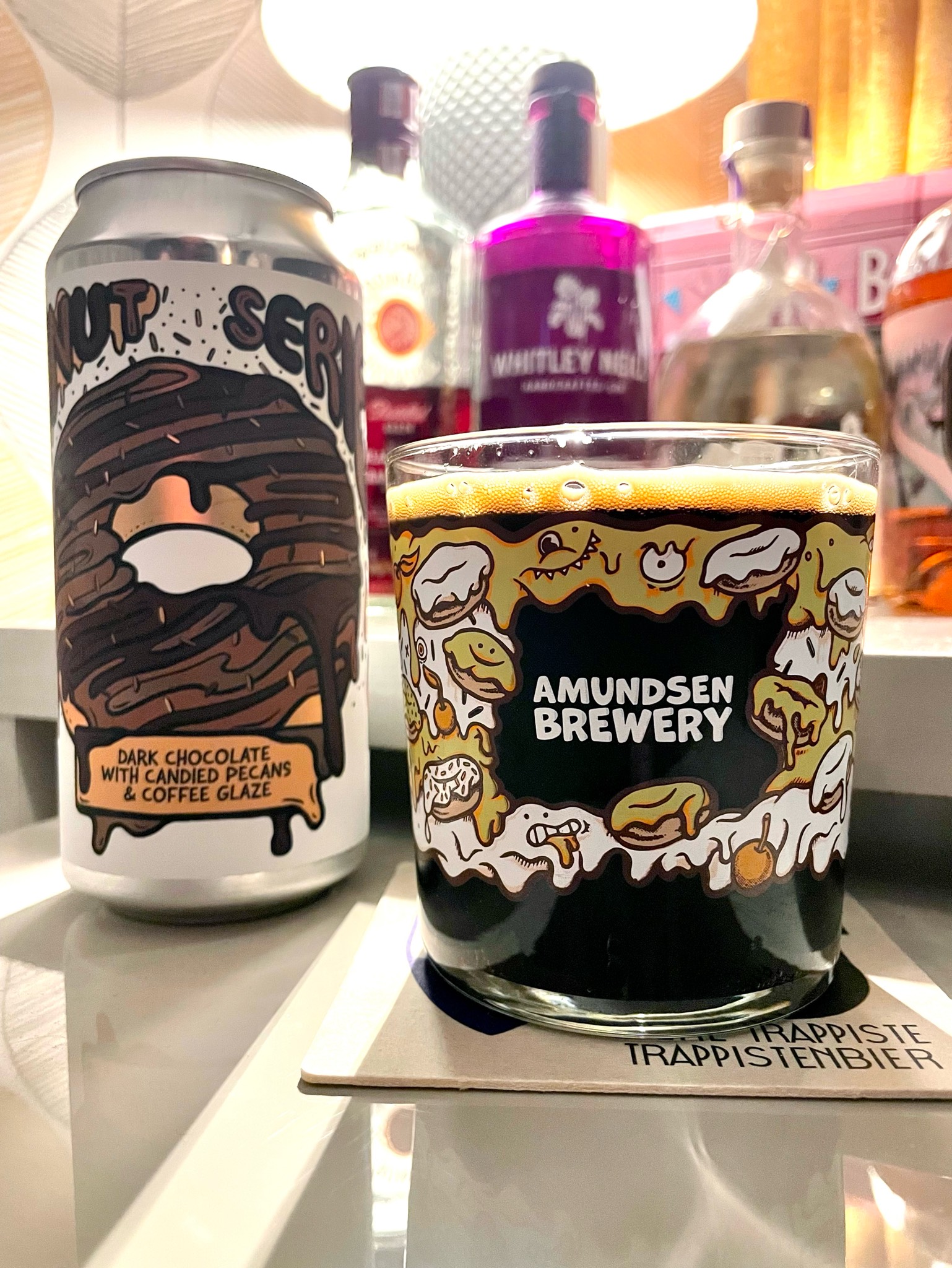 Donut Series - Dark Chocolate With Candied Pecans & Coffee Glaze, Norway