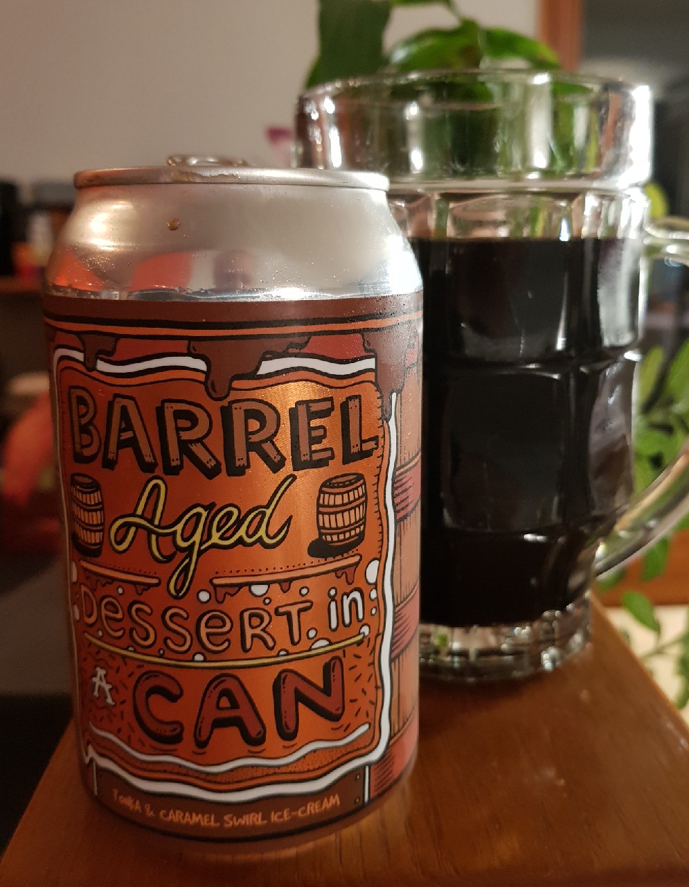 Barrel Aged Dessert In A Can - Tonka & Caramel Swirl Ice Cream, Norway