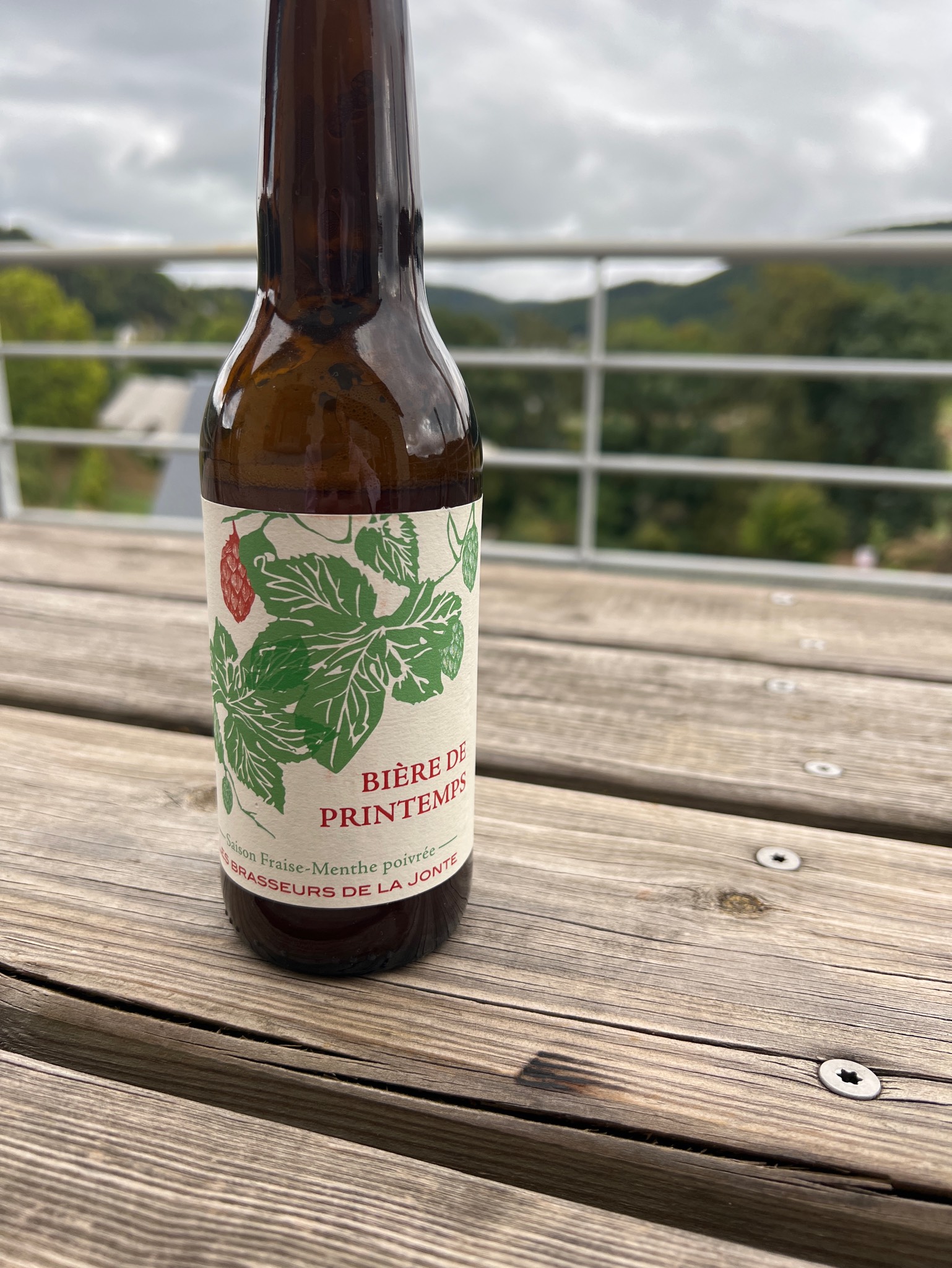 Bière De Printemps 2022 Fraise & Menthe Poivrée, France